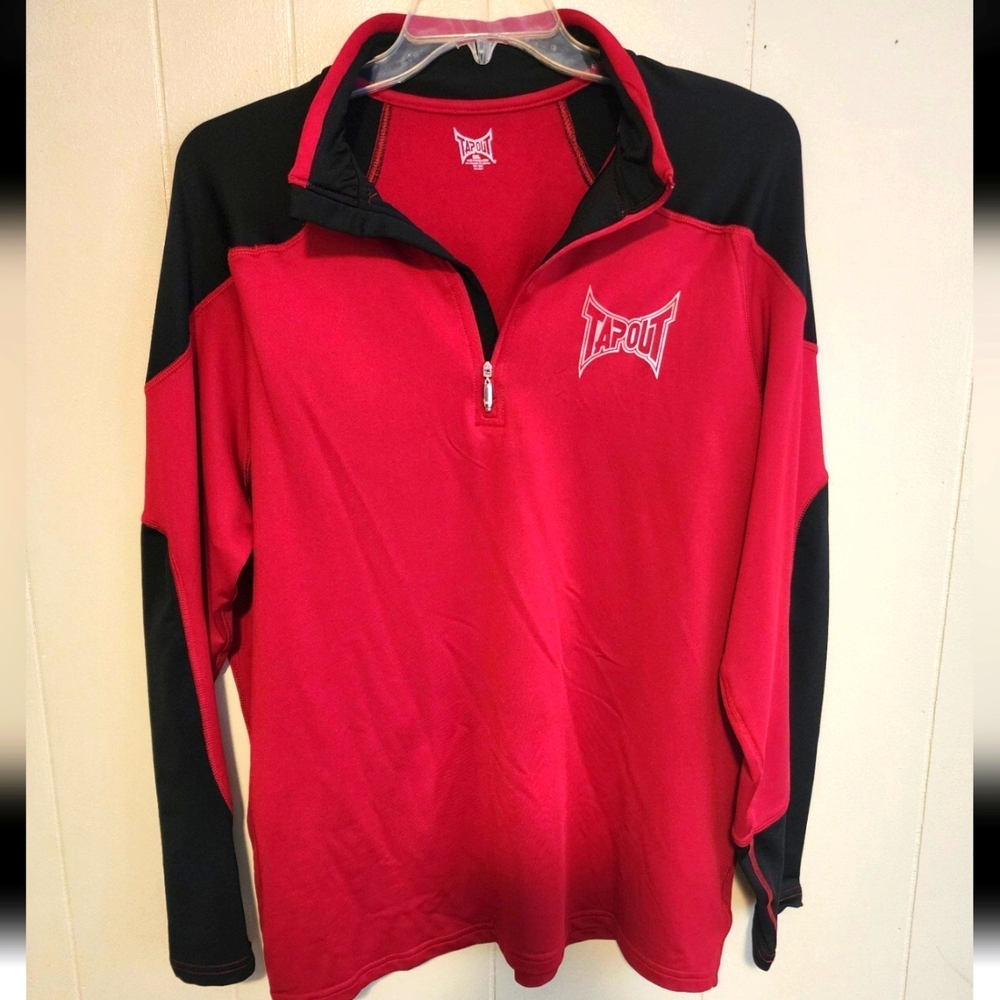 Tapout Men's Red and Black Lightweight Jacket. (Size XXL)  Excellent condition